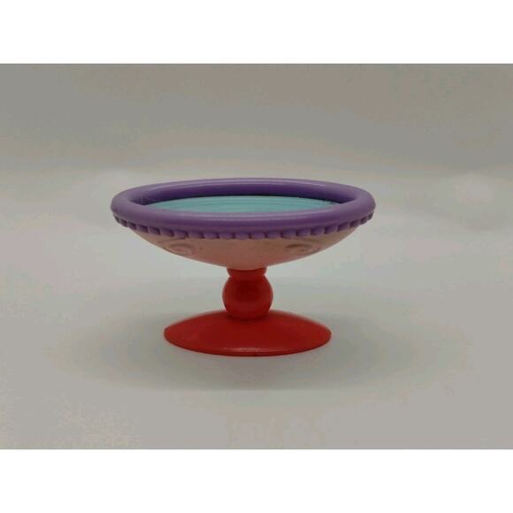 Hasbro Littlest Pet Shop LPS Accessories Pink Purple Bird Bath - Picture 3 of 4